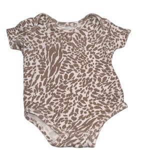 Jessica Simpson Leopard Print Kids One Piece size 3-6 months